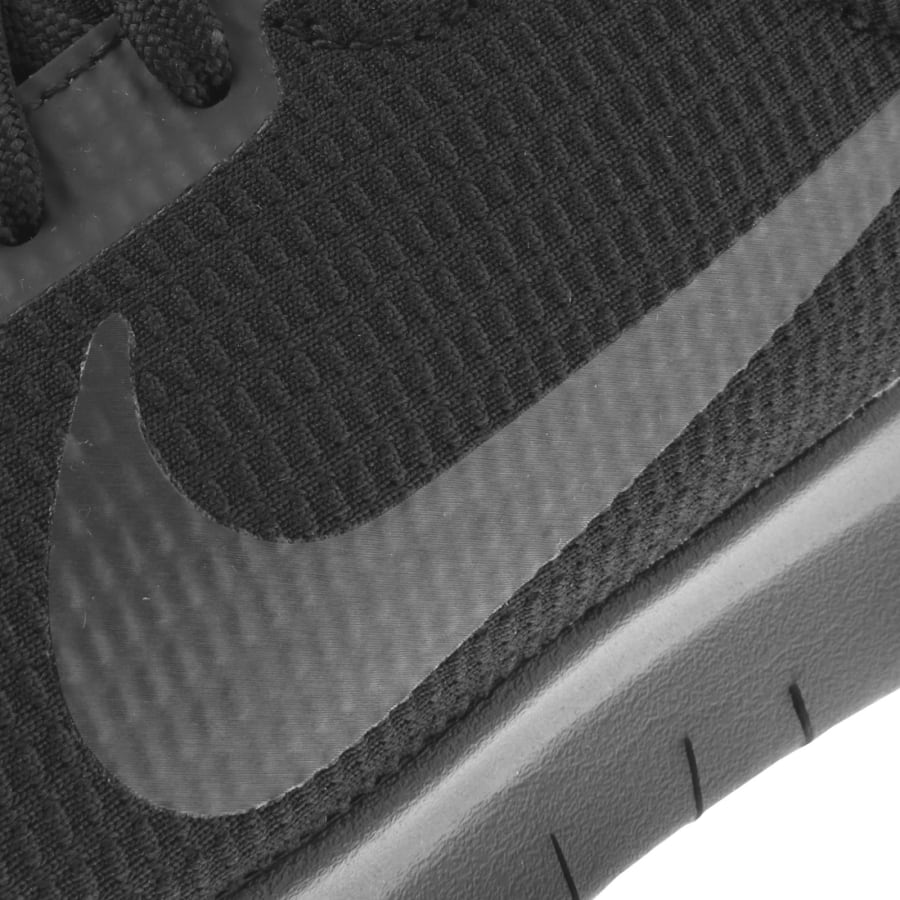 Nike flex trainers black online